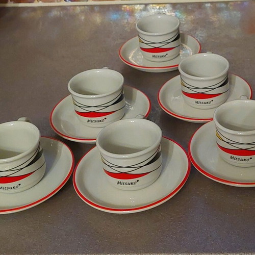 Coffee cups like new, German porcelain NIDA