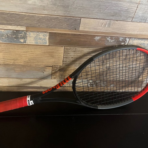 Wilson Clash 98 tennis racket used, flexible frame, 16x19 string pattern
