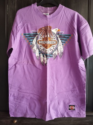 Harley Davidson T-shirt original unisex like new, purple, size L