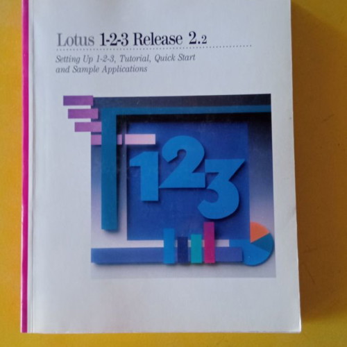 Lotus 1-2-3 Release 2.2 new multi-page book 1989