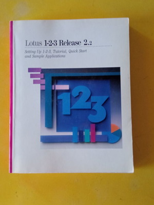 Lotus 1-2-3 Release 2.2 new multi-page book 1989