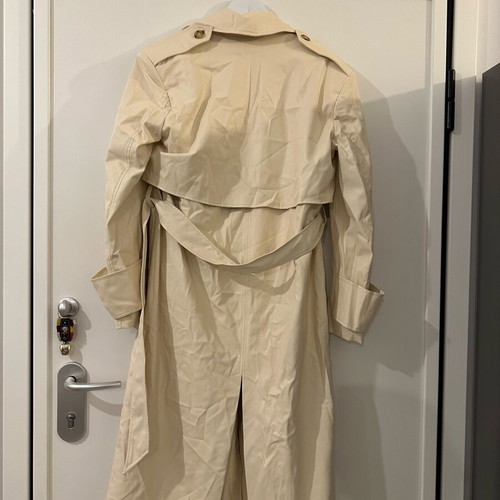 Zara trench coat new, size XS-S, cream
