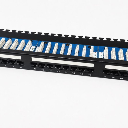 Rw Data 24-Port Cat5e Patch Panel used for 19” rack