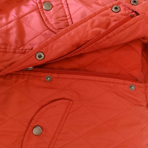 Authentic cloting women's transitional jacket red like new, size L