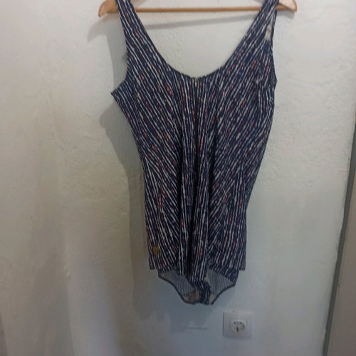 Olosomo vintage blue swimsuit like new, size XL