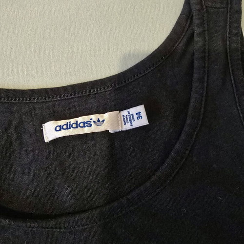 Adidas women's sports shirt like new, black, size XS