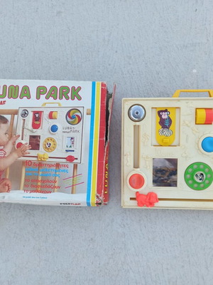 Vintage Luna Park toy by Polyplast used with some wear
