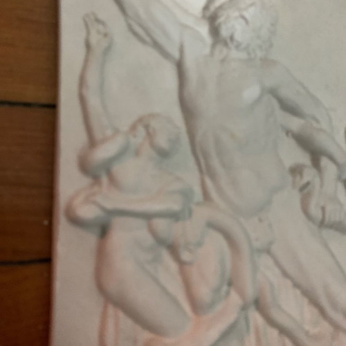 Laocoön Group used, plaster embossed wall decoration