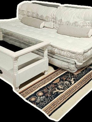 Ιταλικό σαλόνι με τραπεζάκι μεταχειρισμένο, υψηλής ποιότητας