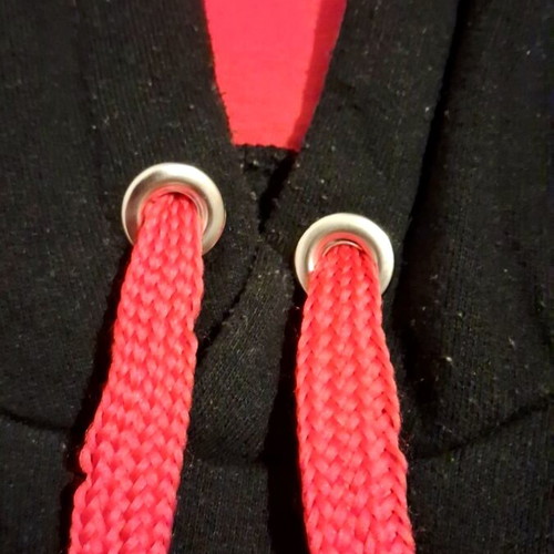 Legal hoodie size S like new, black and red