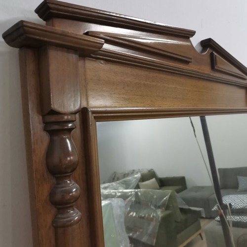 Entryway furniture with mirror, like new, vintage wooden shoe cabinet