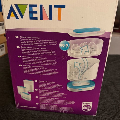 Philips Avent Steam Sterilizer like new 3 in 1