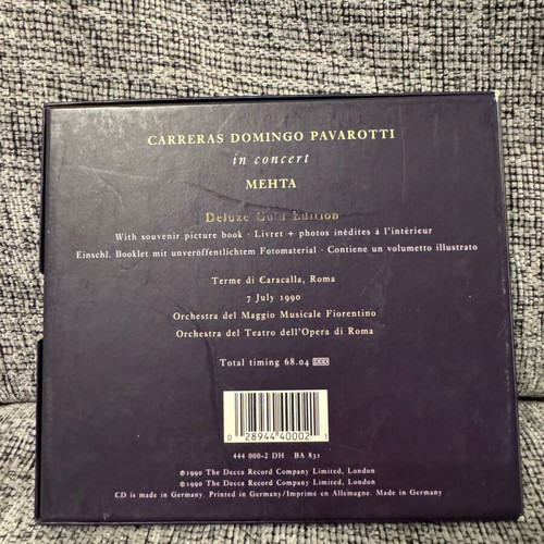 The Three Tenors In Concert Mehta CD like new