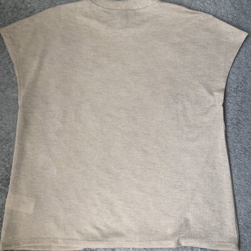 H&M women's blouse like new, gold effect, size M