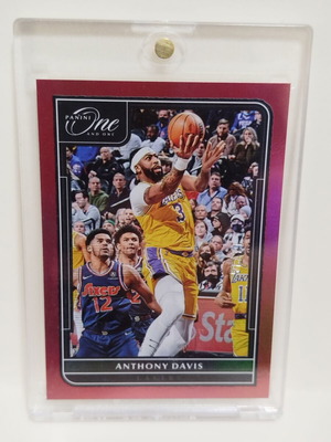 Anthony Davis 2021-22 Panini One and One #48 Lakers card like new, numbered 11/15