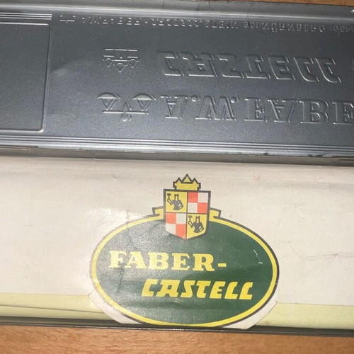 Faber Castell Stabilo tin box pack used, rare