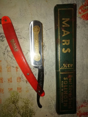 Vintage φάλτσετα Solingen Special MARS Gold 42 6/8 σαν καινούργιο