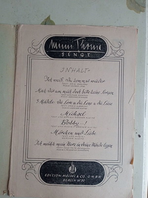 Mimi Thoma singt 16-page sheet music 1943 used