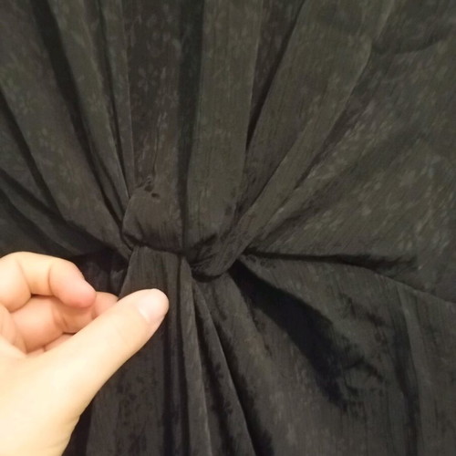 H&M maxi long-sleeve black dress like new