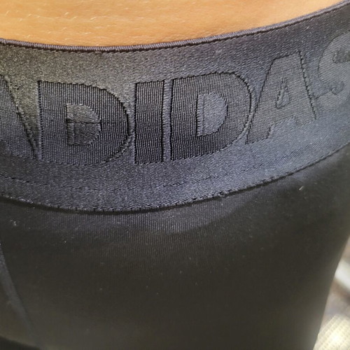 Adidas black capri sports leggings