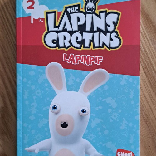 The Lapin Crétins 4 books like new, French