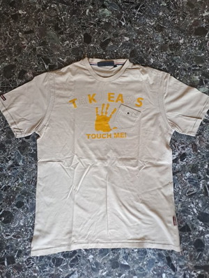 Short-sleeve beige T-shirt size M like new