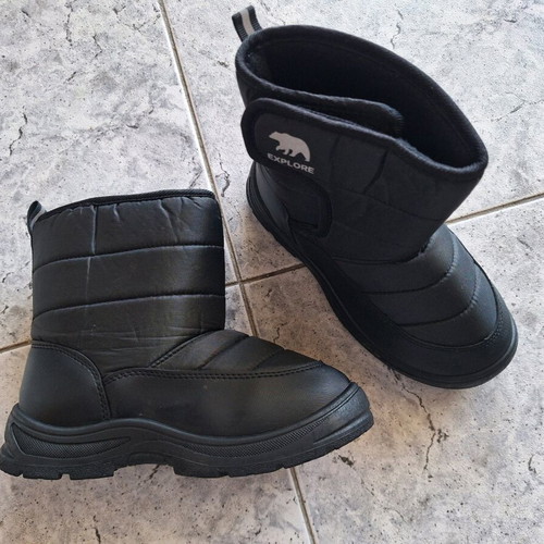 Sinsay Kids Snow Boots Size 32 Like New Black