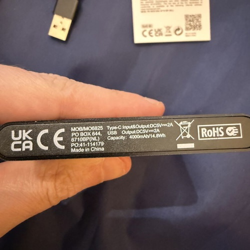 Power Bank 4000mAh new in box