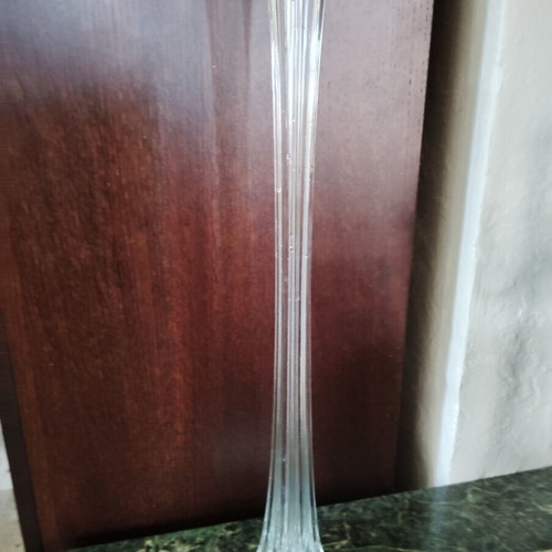 Vintage glass vase 50cm