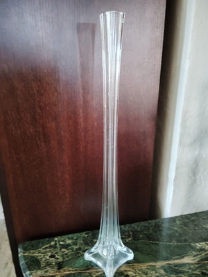 Vintage glass vase 50cm