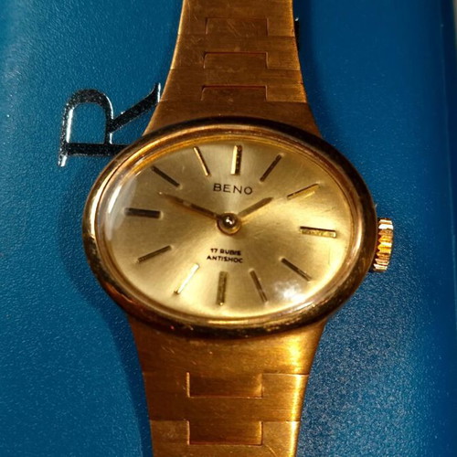 Beno Women's Wristwatch 17 Rubis Antismoc 1960-1970 Manual New