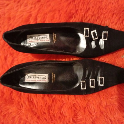 Valle Verde anatomical leather pumps like new, castor leather