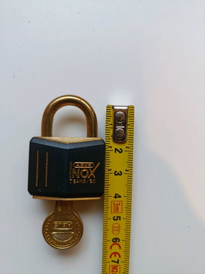 Λουκέτο Abus Inox vintage με κλειδί σαν καινούργιο