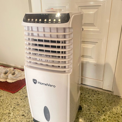 HomeVero Air Cooler like new, 130W, 10L tank, remote control