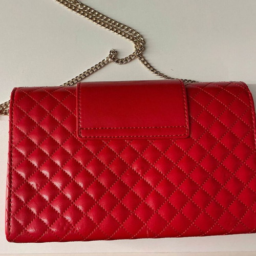 Moschino crossbody bag new, red with chain strap