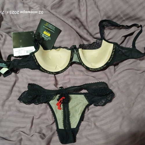 Ditta Von Teese erotic lingerie set Wonderbra and La Senza panties new
