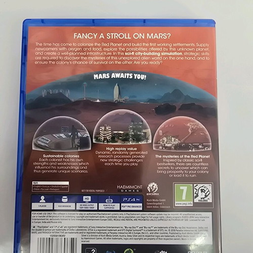 Surviving Mars PS4 like new