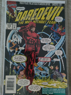 Daredevil #318 Marvel comic 1993