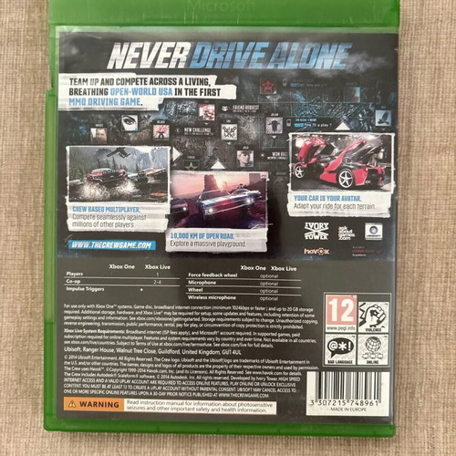 The Crew Xbox One used
