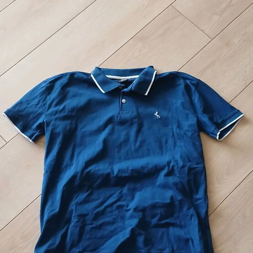 Boys' blue shirt like new, size 170 cm