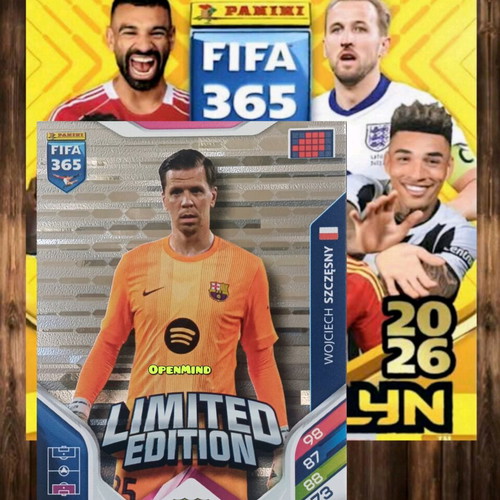 Κάρτα Szczesny limited FIFA 365 2026 Adrenalyn XL Barcelona καινούργια