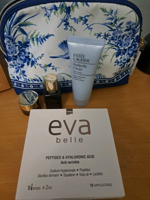 Σετ προϊόντων Estee Lauder και αμπούλες Eva Belle καινούργιο