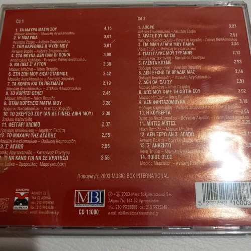 Cd Manolis Aggelopoulos 2cd MBI 2003