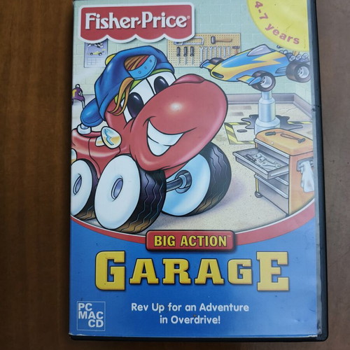 Fisher Price Big Action Garage PC game used, complete with manual