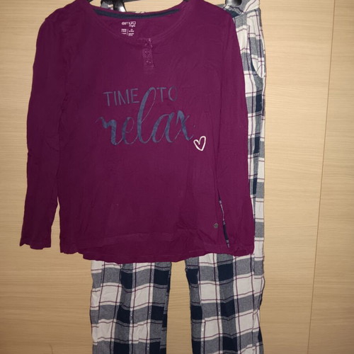 Esmara women's pajama set used, size S, purple