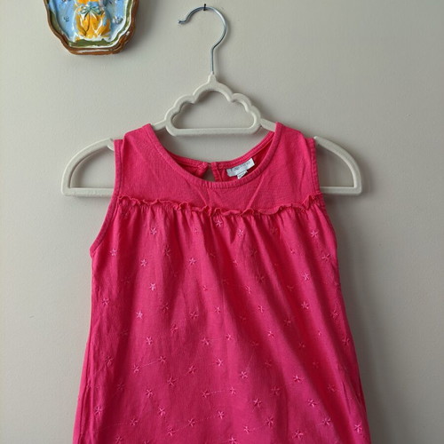 Fagottino summer t-shirt for 3 years old, fuchsia, used with pastel pink gift