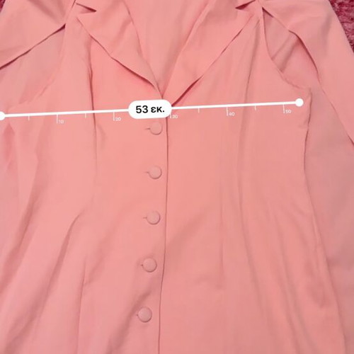 Dress with integrated cape pink, size XL, like new