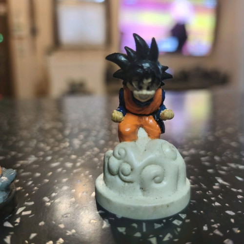 Dragonball figures used, set of 4 pieces