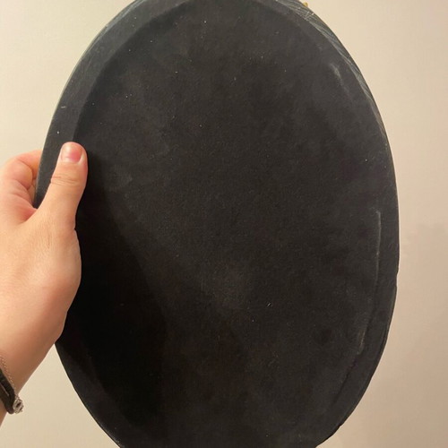 Mirror tray new 46x26 cm with velvet backing