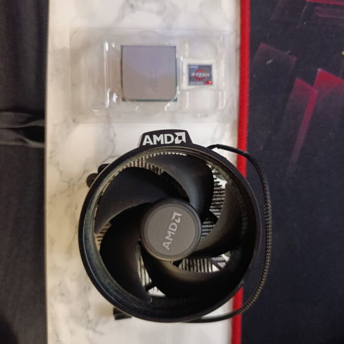 AMD Ryzen 5 1600 CPU with cooler lightly used